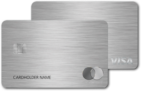 Kreditkarte Silber